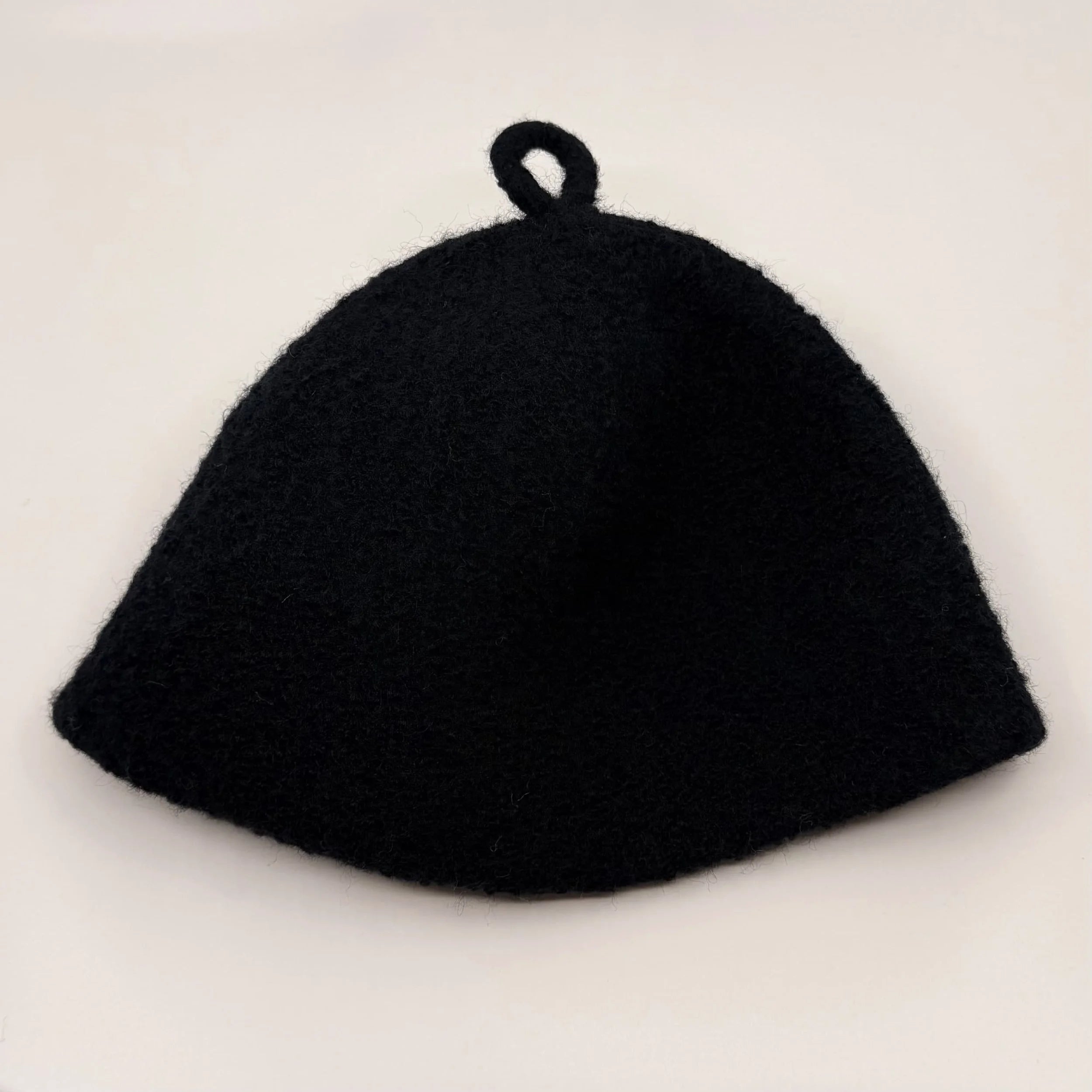 Classic Sauna Hat,  Jet.
