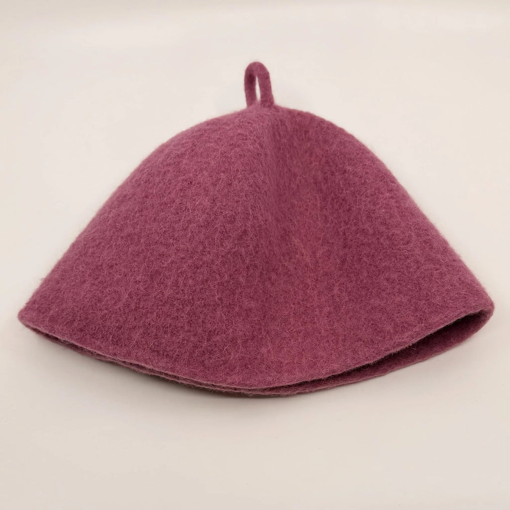 Cloche Sauna Hat, Orchid.