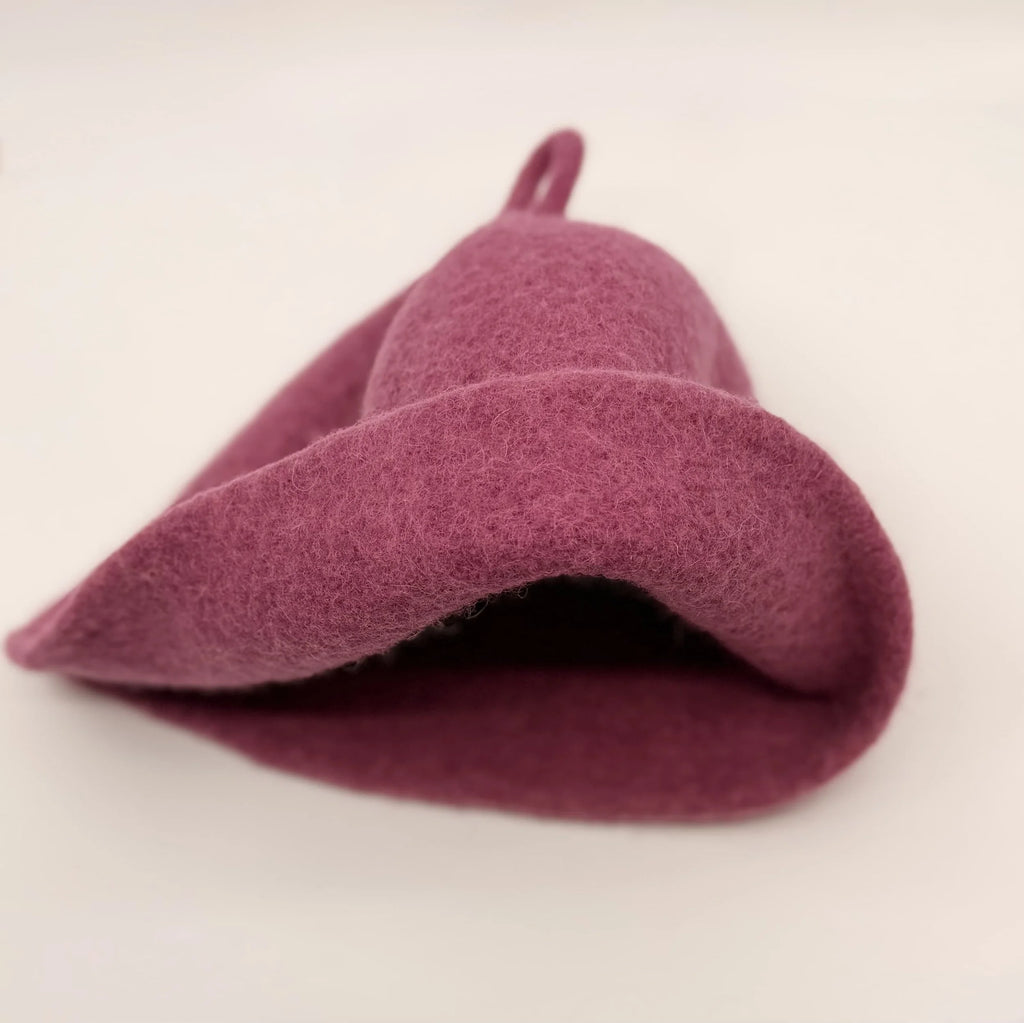 Cloche Sauna Hat, Orchid.
