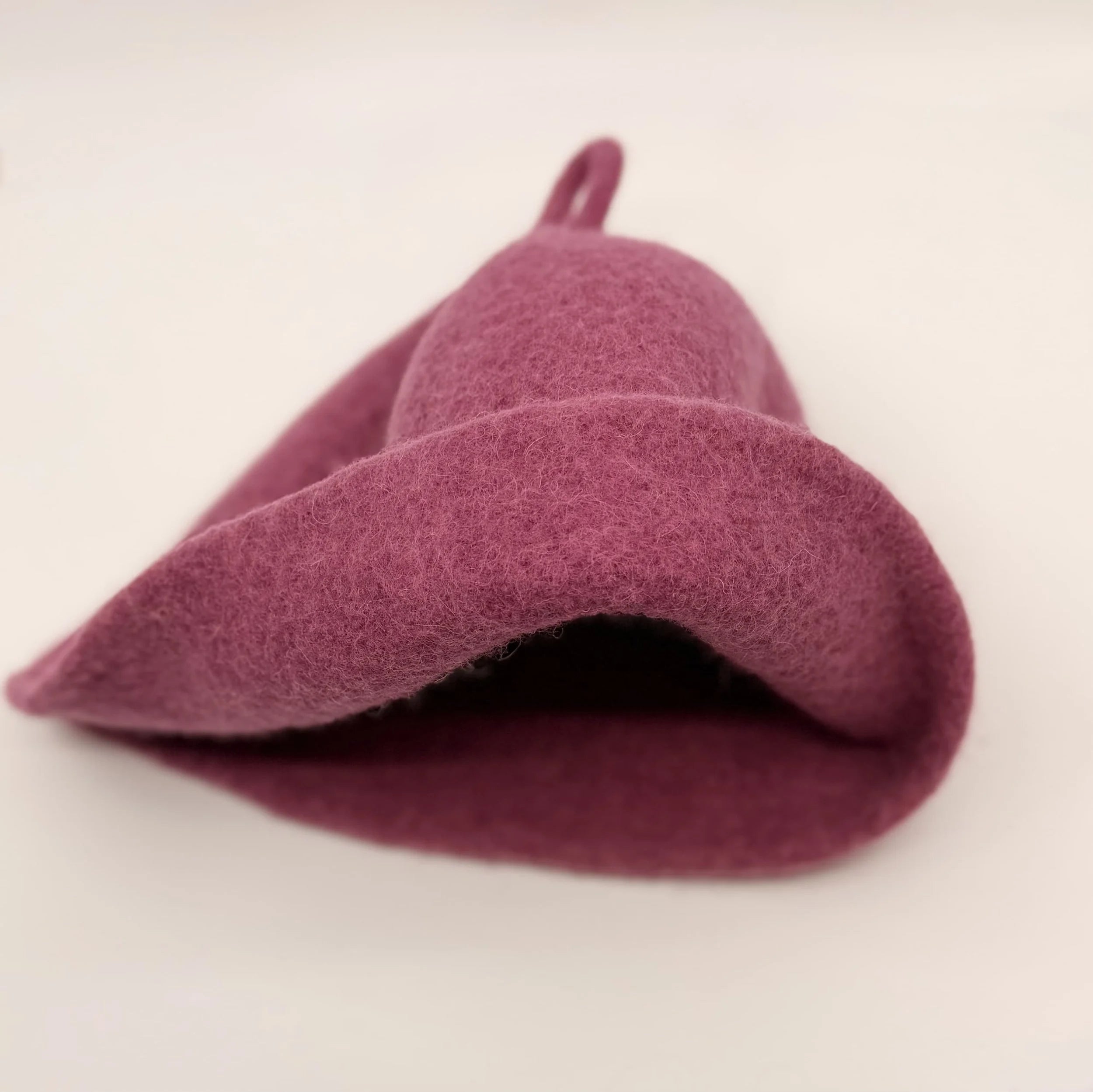 Cloche Sauna Hat, Orchid.