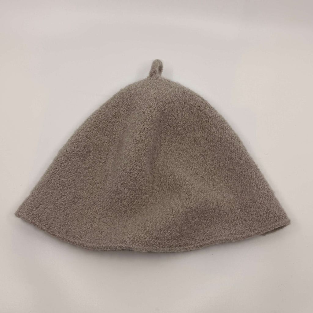 Wool Silk Sauna Hat | Clay