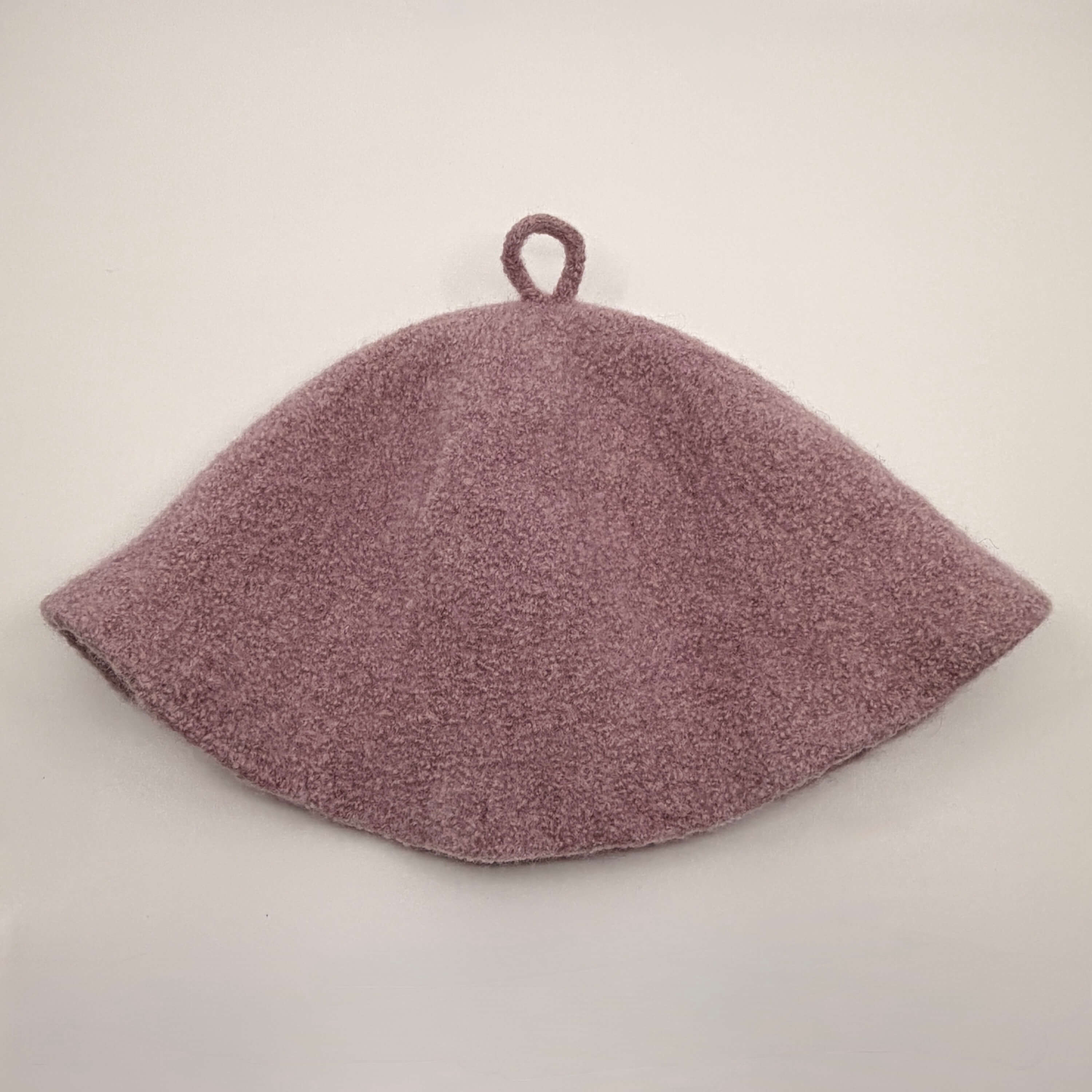 Wool Silk Sauna Bonnet | Lilac