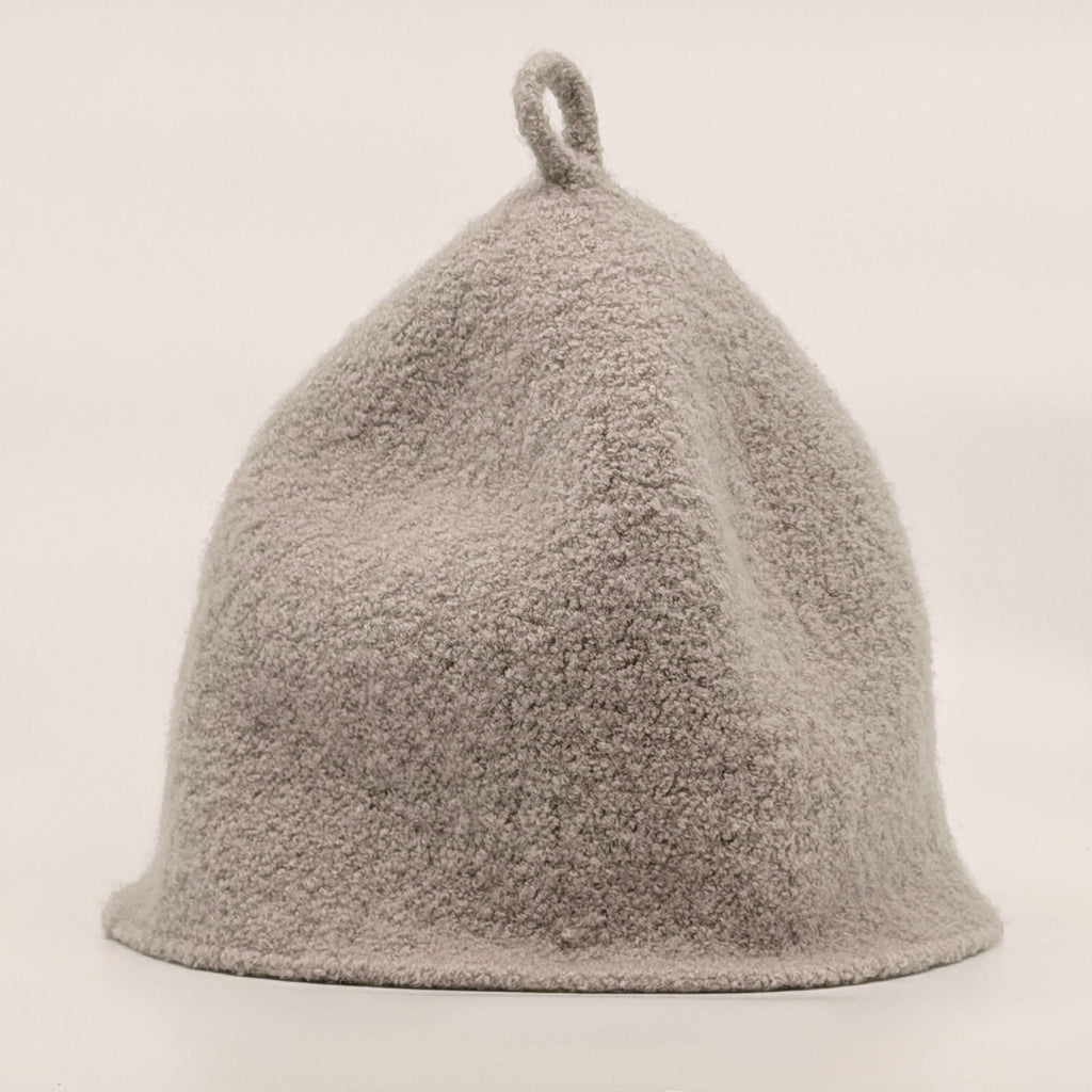 Wool Silk Sauna Hat | Clay